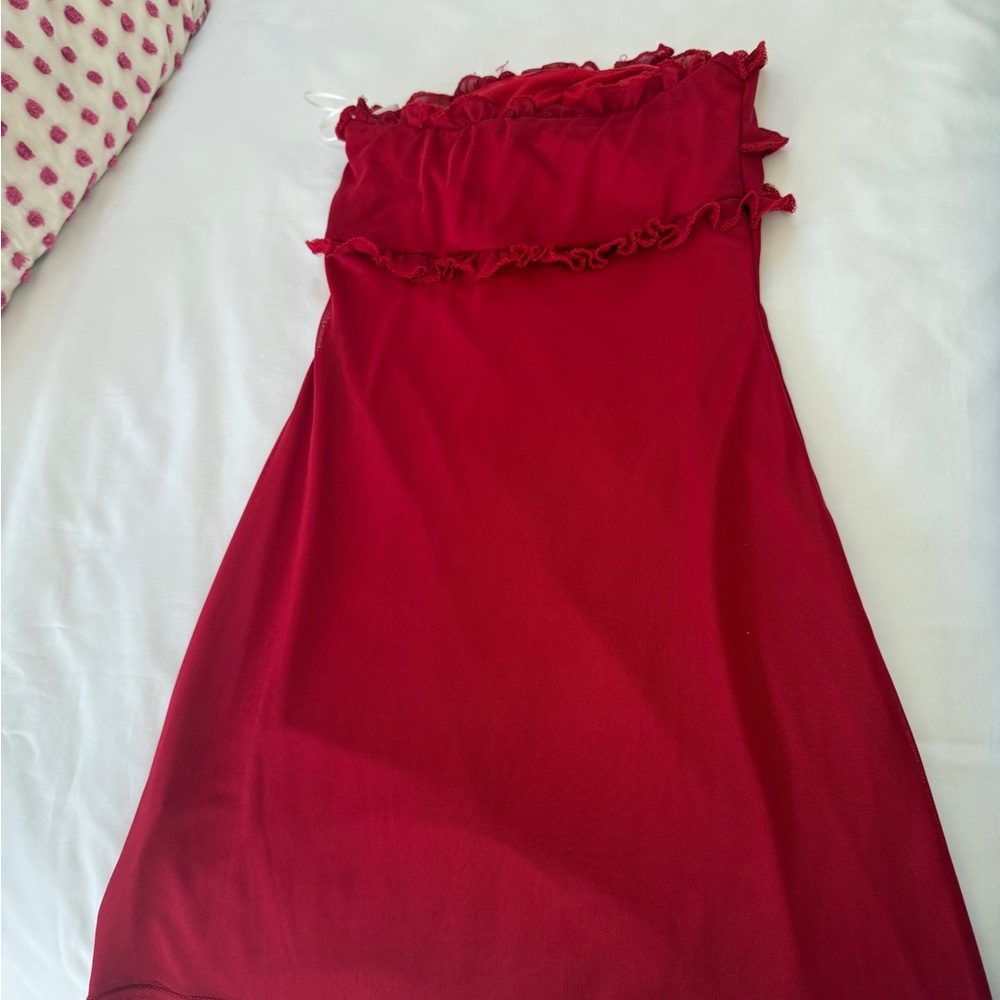 Princess Polly Scarlet Strapless Dress